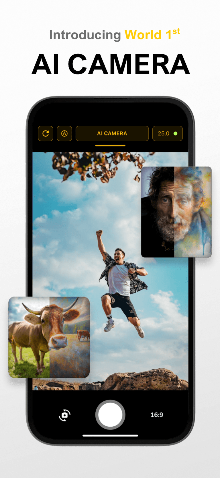 World First AI Camera Capture and transform images with innovative AI styles