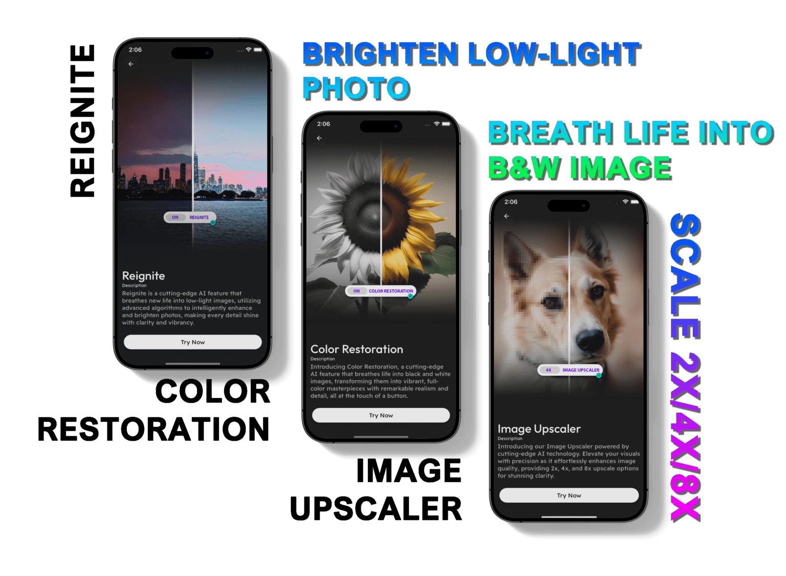 Mend | Ymage Upscale your images